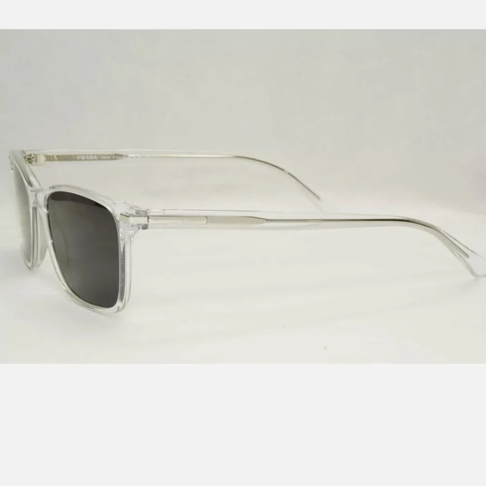 New Prada Black Transparent Crystal Square Sunglasses